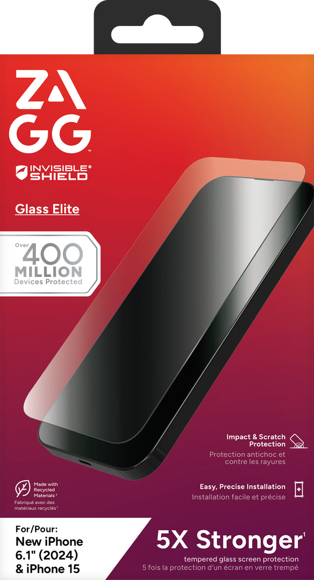 one 16/15 Screen www.electricalstuff.se ElectricalStuff.se InvisibleShield Glass Elite Apple iPhone 16/15 Screen ZAGG 2001