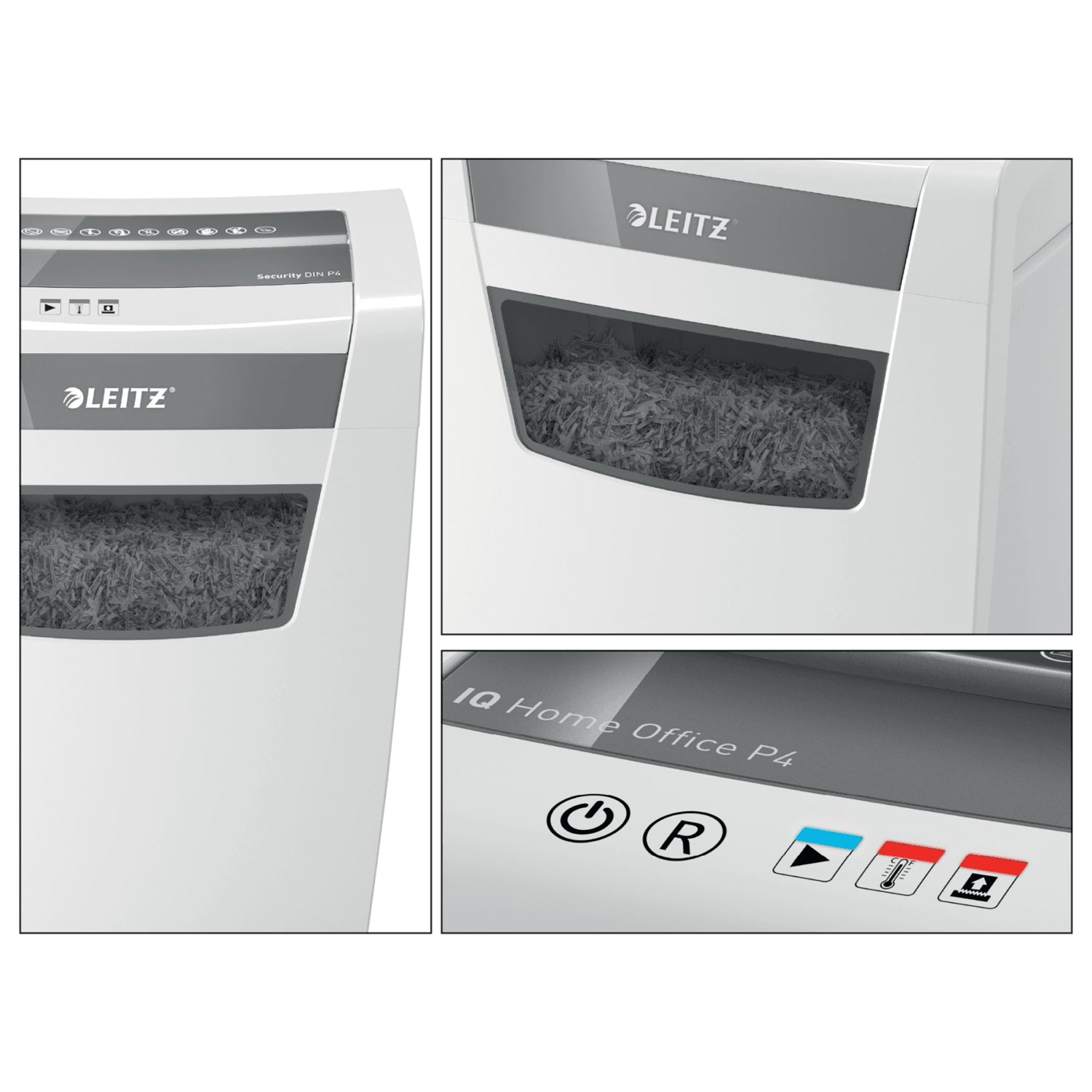 tförstörare Partikelsnitt 22 cm Vit Leitz 80090000 4002432118939 Dokumentförstörare IQ Home Office P-4 www.electricalstuff
