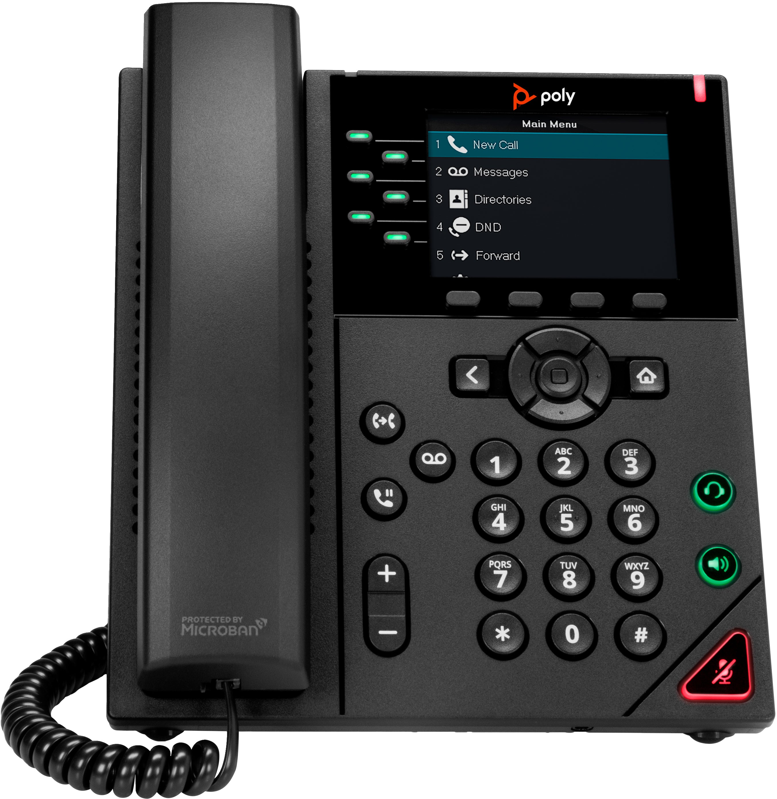 www.electricalstuff.se ElectricalStuff.se POLY VVX 350 IP-telefon för 6 linjer och PoE-aktiverad POLY 89B68AA 019618844540