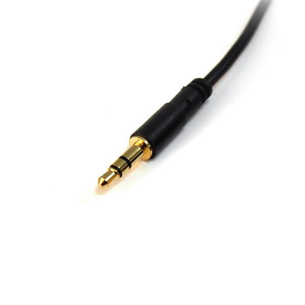 0841238|065030841238|6136005246656 Ljudkablar 3 m Slim 3,5 mm stereoaudiokabel - M/M www.electricalstuff.se ElectricalStuf