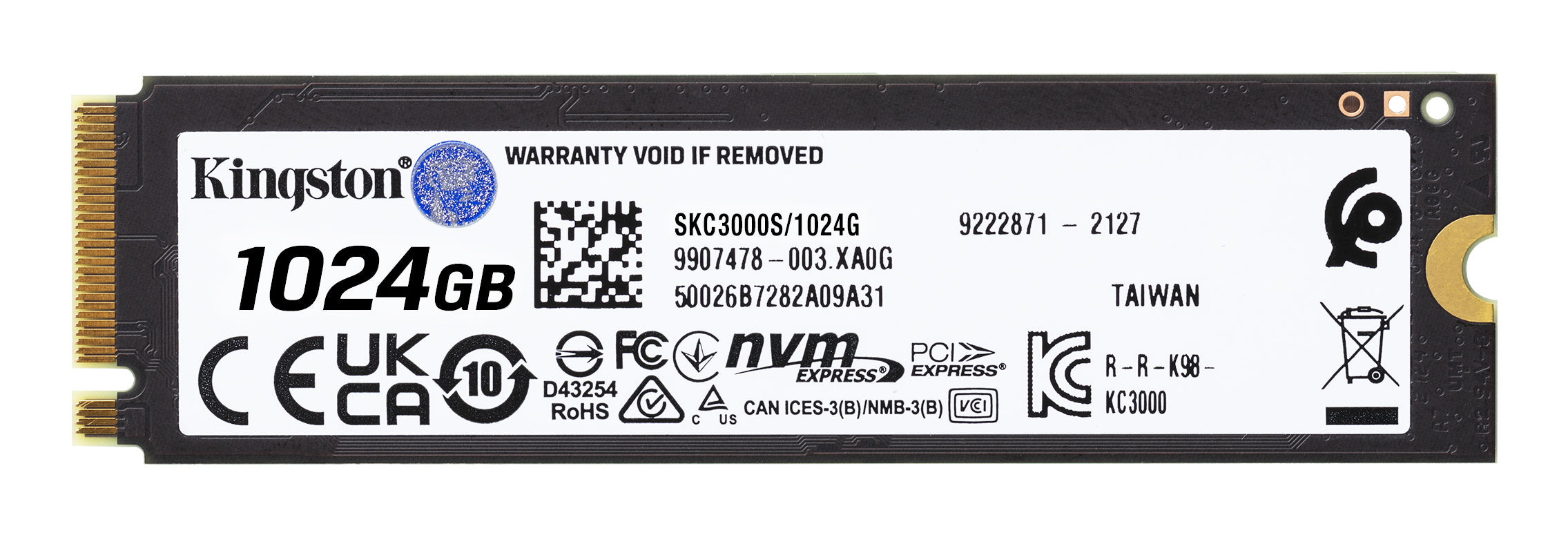 hnology SKC3000S/1024G 0740617324433|740617324433 SSD-Hårddisk KC3000 www.electricalstuff.se ElectricalStuff.se Kingston