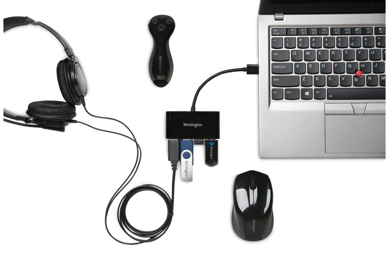 Kensington K39121EU 5028252591508 Gränssnittshubbar UH4000 USB 3.0 4-ports hubb www.electricalstuff.se ElectricalStuff.se