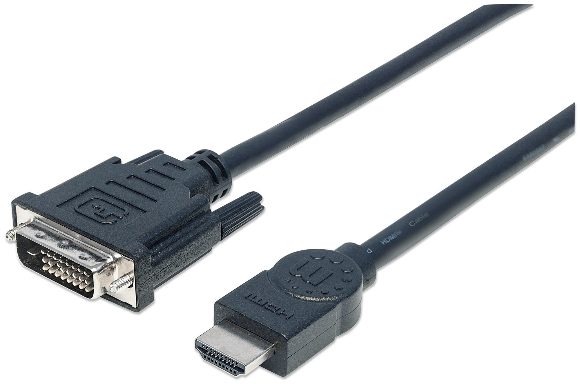 www.electricalstuff.se ElectricalStuff.se Manhattan 372510 videokabeladapter 3 m HDMI Typ A (standard) DVI-D Svart Manhatt