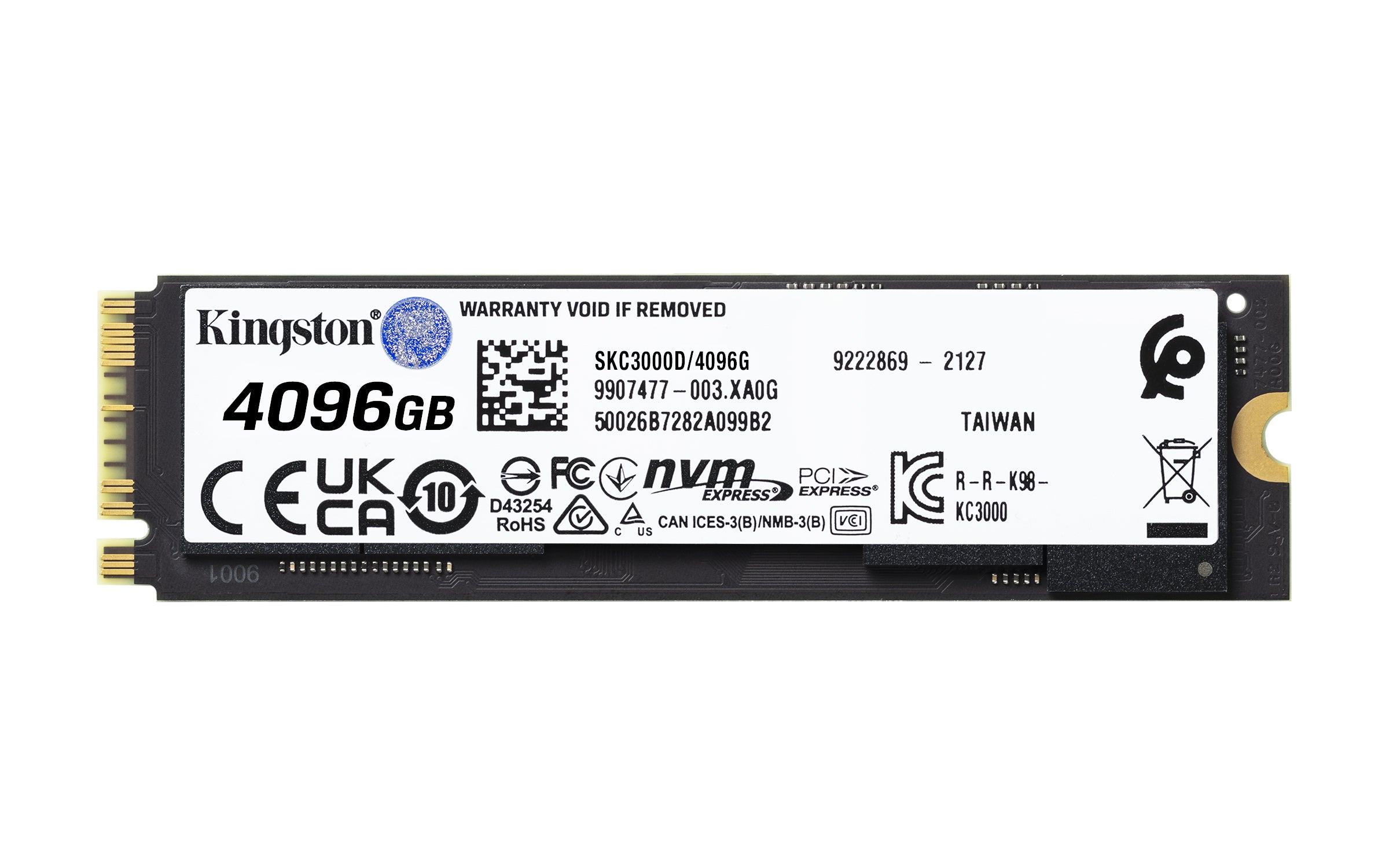 nology SKC3000D/4096G 0740617324297|740617324297 SSD-Hårddisk KC3000 www.electricalstuff.se ElectricalStuff.se Kingston