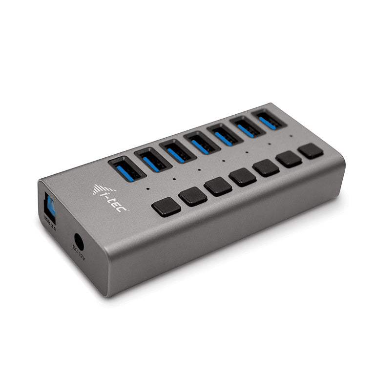 www.electricalstuff.se ElectricalStuff.se i-tec U3CHARGEHUB7 mobilladdare Universal Grå AC Snabb laddning inomhus i-tec U3