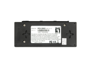 LevelOne POI-2002 PoE-adapters Snabb Ethernet 52 V LevelOne POI-2002 4015867160695 PoE-Adapters POI-2002 www.electricals