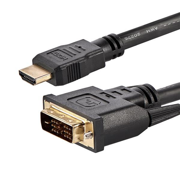 www.electricalstuff.se ElectricalStuff.se StarTech.com HDMIDVIMM6 videokabeladapter 1,8 m HDMI DVI-D Svart StarTech.com HD