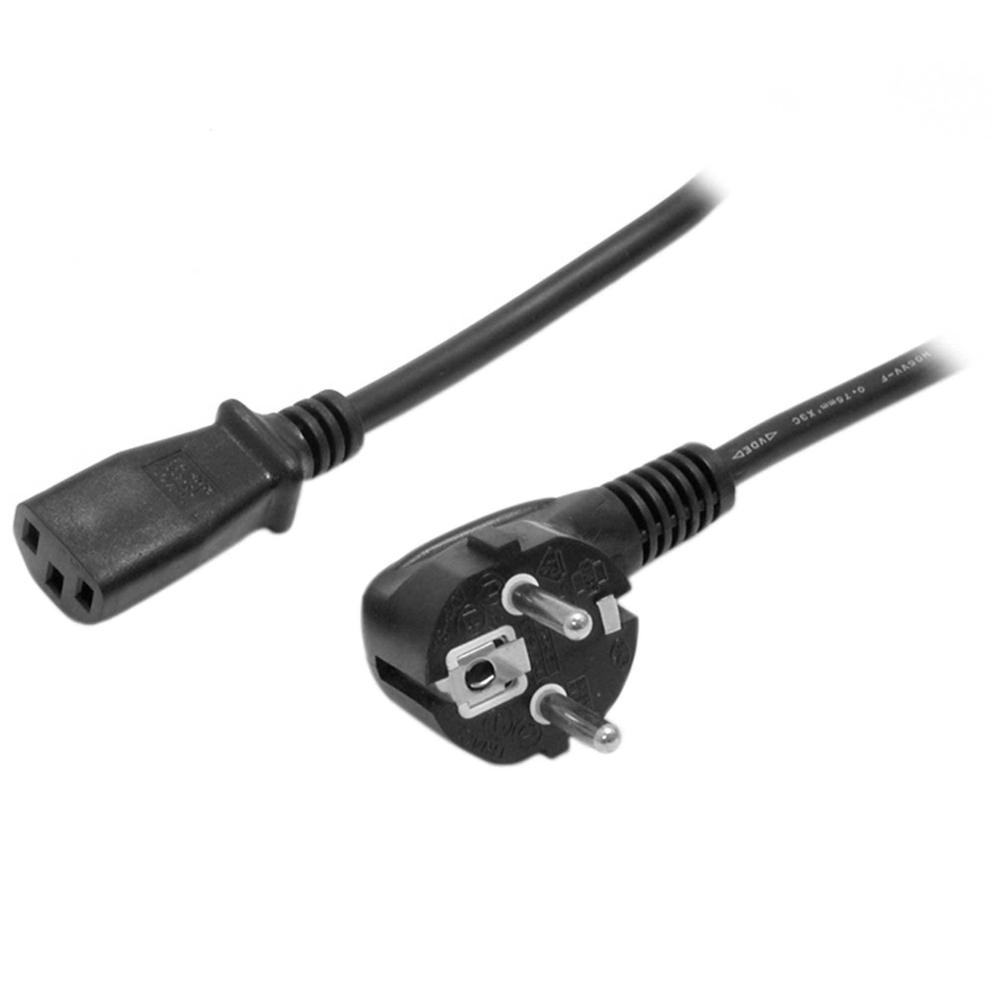 www.electricalstuff.se ElectricalStuff.se StarTech.com PXT101EUR strömkablar Svart 1,8 m CEE7/7 C13 coupler StarTech.com P