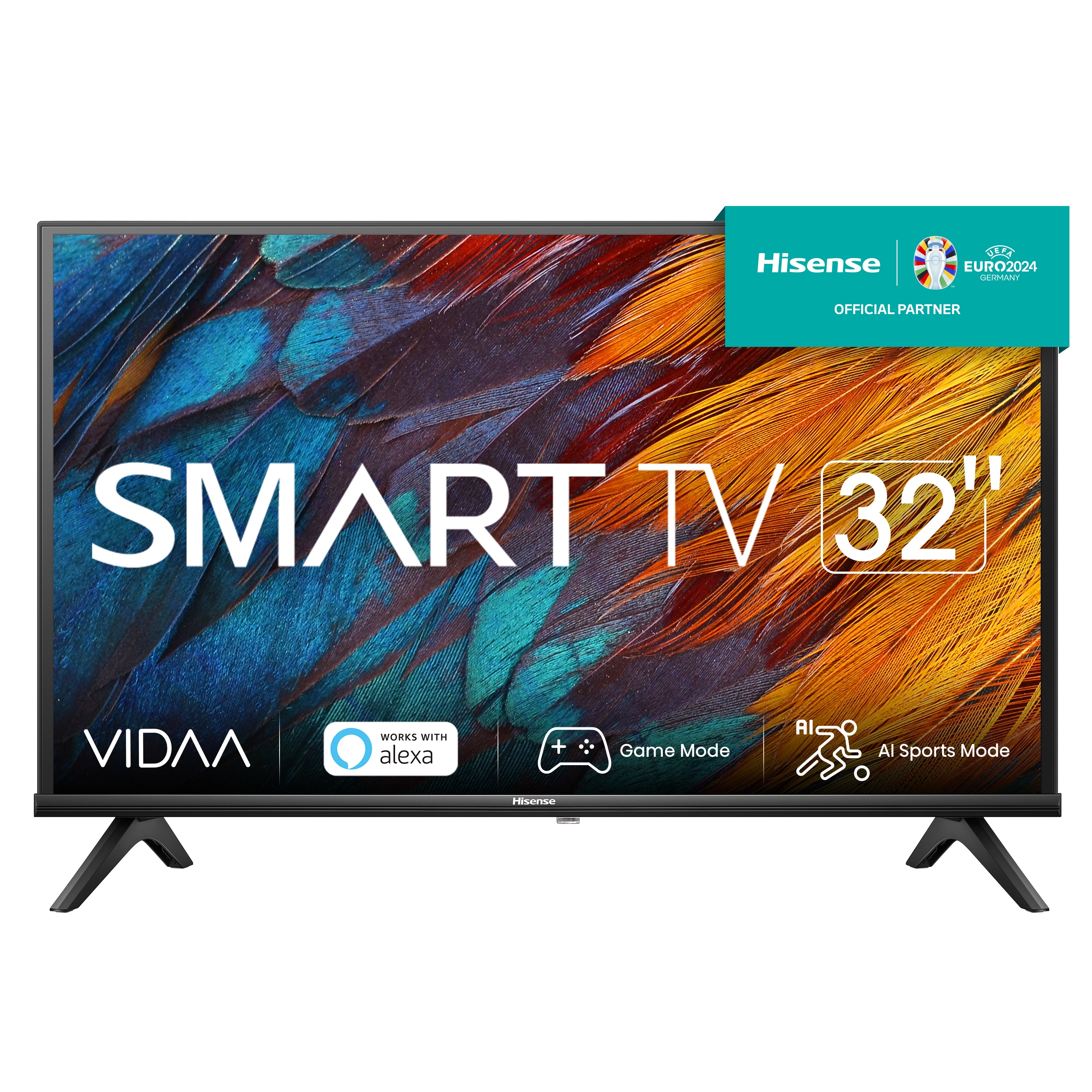 www.electricalstuff.se ElectricalStuff.se Hisense 32A4K TV-apparat 81,3 cm (32") HD Smart-TV Wi-Fi Svart 200 cd/m² Hisense