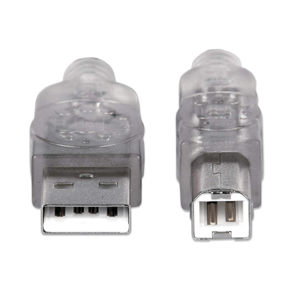 0 1,8 m USB A USB B Silver Manhattan 333405 0766623333405|766623333405 USB-Kablar 333405 www.electricalstuff.se Electrical