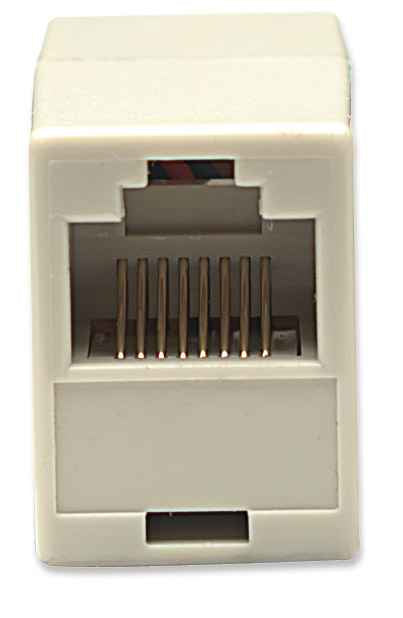 .se ElectricalStuff.se Intellinet 504225 kabelomvandlare (hane/hona) 8P8C Elfenben Intellinet 504225 0766623504225|7666235
