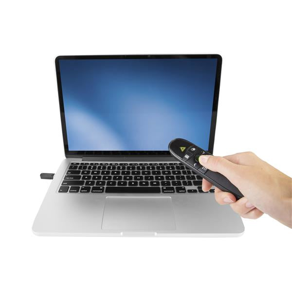 n laserpekare - 27 m StarTech.com PRESREMOTEG 0065030880367|065030880367 Trådlösa Presentatörer Trådlös presentationsfjärr