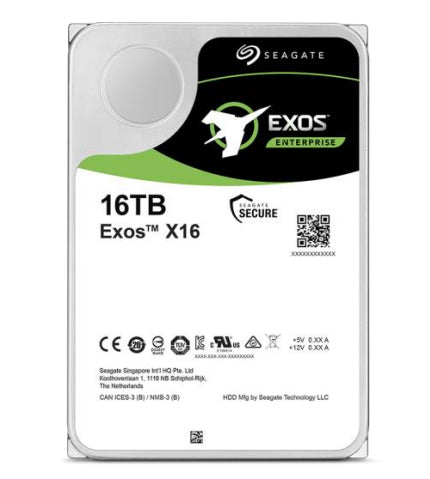www.electricalstuff.se ElectricalStuff.se Seagate Exos X16 interna hårddiskar 16 TB 7200 RPM 256 MB 3.5" Serial ATA III Se