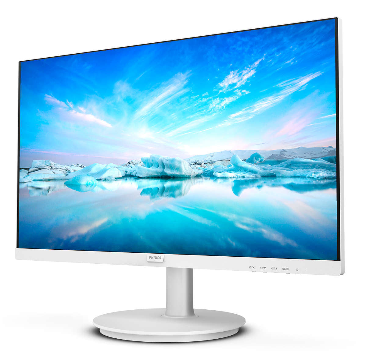 pc-skärmar 60,5 cm (23.8") 1920 x 1080 pixlar Full HD LCD Vit Philips 241V8AW/00 8712581804343 Platta Pc-Skärmar V Line 241