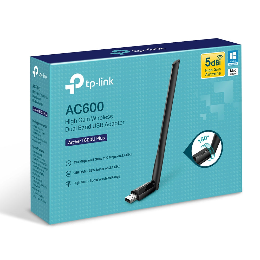 935364089191 Nätverkskort AC600 www.electricalstuff.se ElectricalStuff.se TP-Link AC600 WLAN 600 Mbit/s TP-Link ARCHER T
