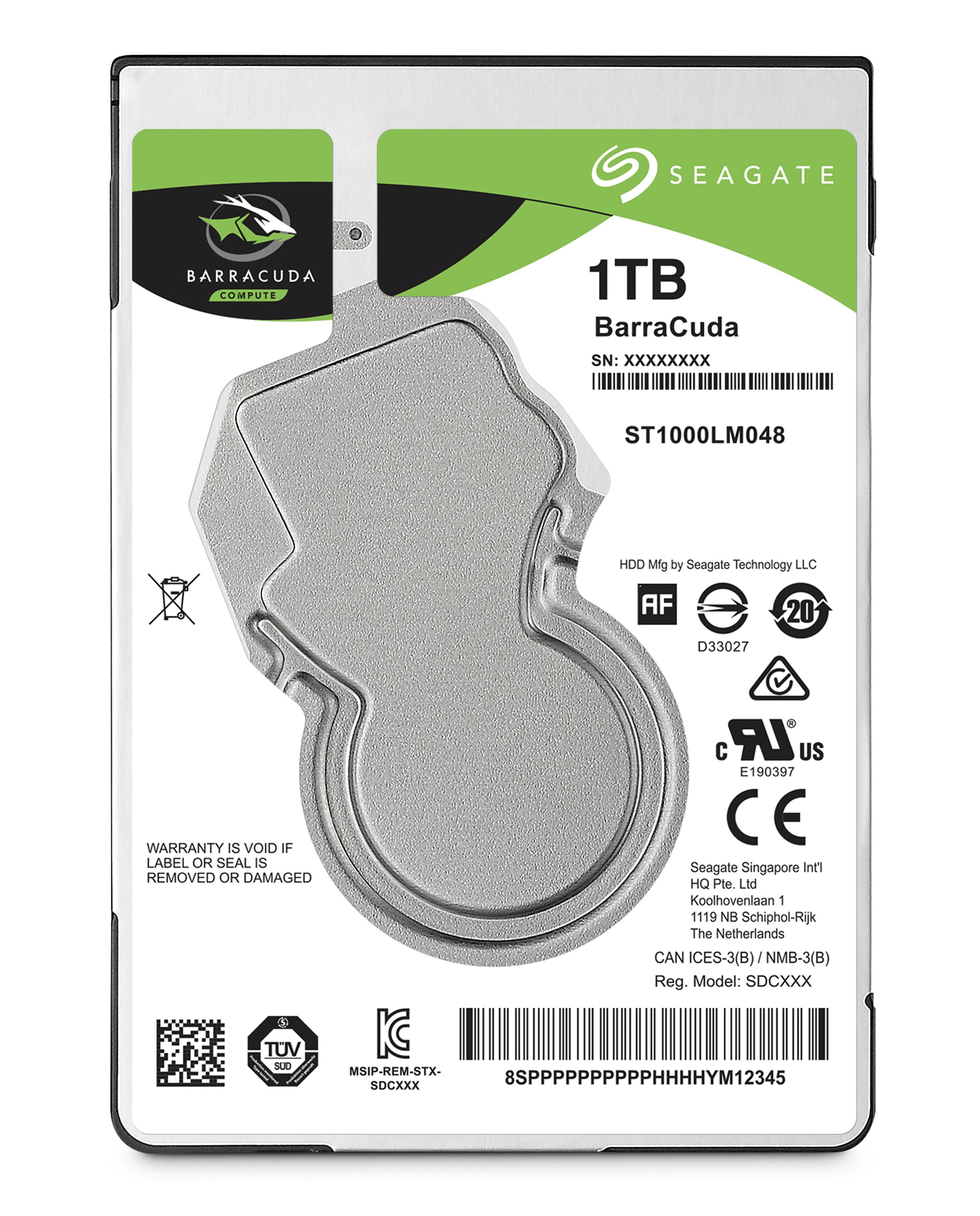 www.electricalstuff.se ElectricalStuff.se Seagate Barracuda 2.5" interna hårddiskar 1 TB 5400 RPM 128 MB 2.5" Serial ATA I