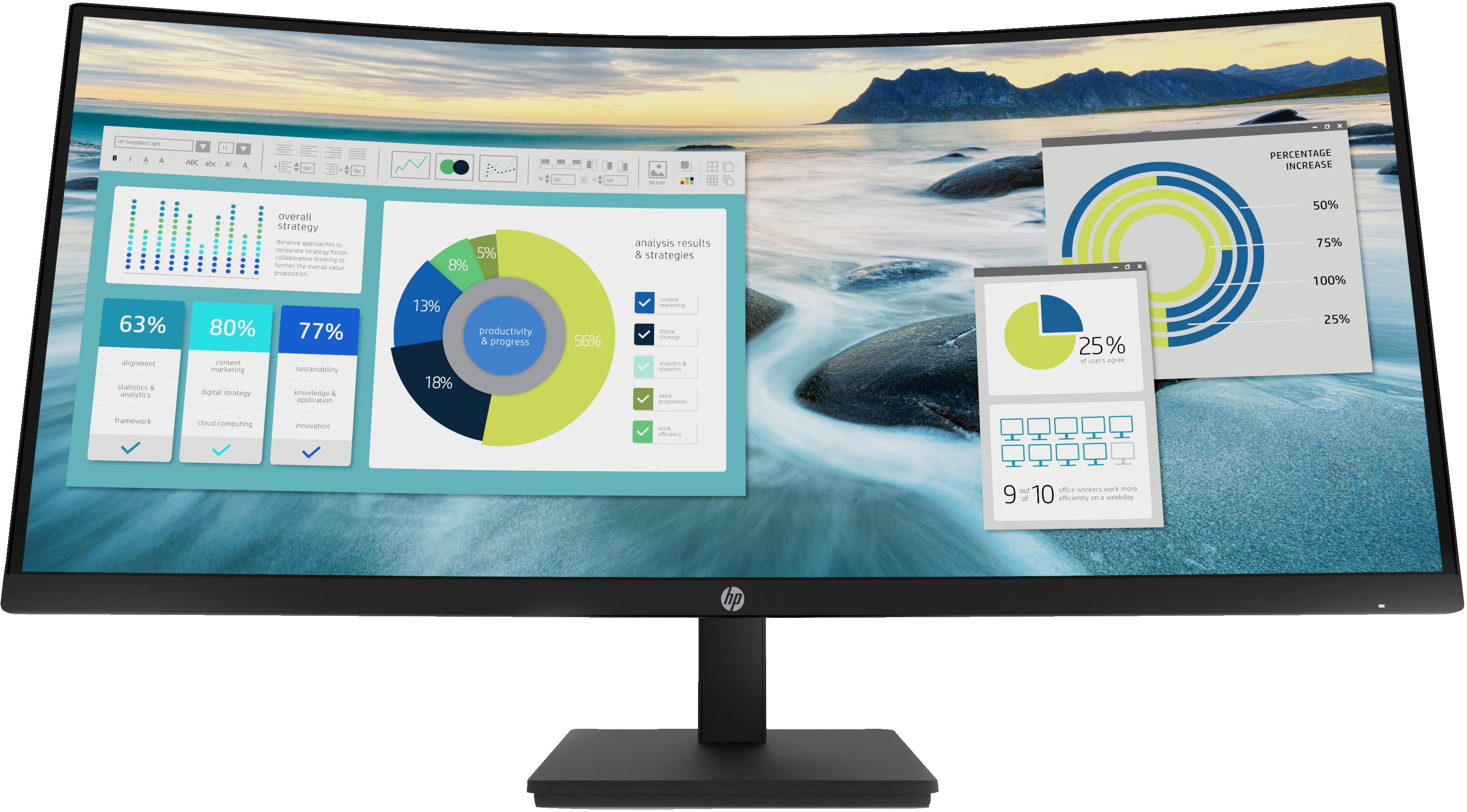 www.electricalstuff.se ElectricalStuff.se HP P34hc G4 platta pc-skärmar 86,4 cm (34") 3440 x 1440 pixlar Quad HD LED Svart