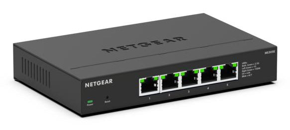 d 2.5G Ethernet (100/1000/2500) Svart NETGEAR MS305E-100EUS 0606449170634|606449170634 Nätverksswitchar MS305E www.electri