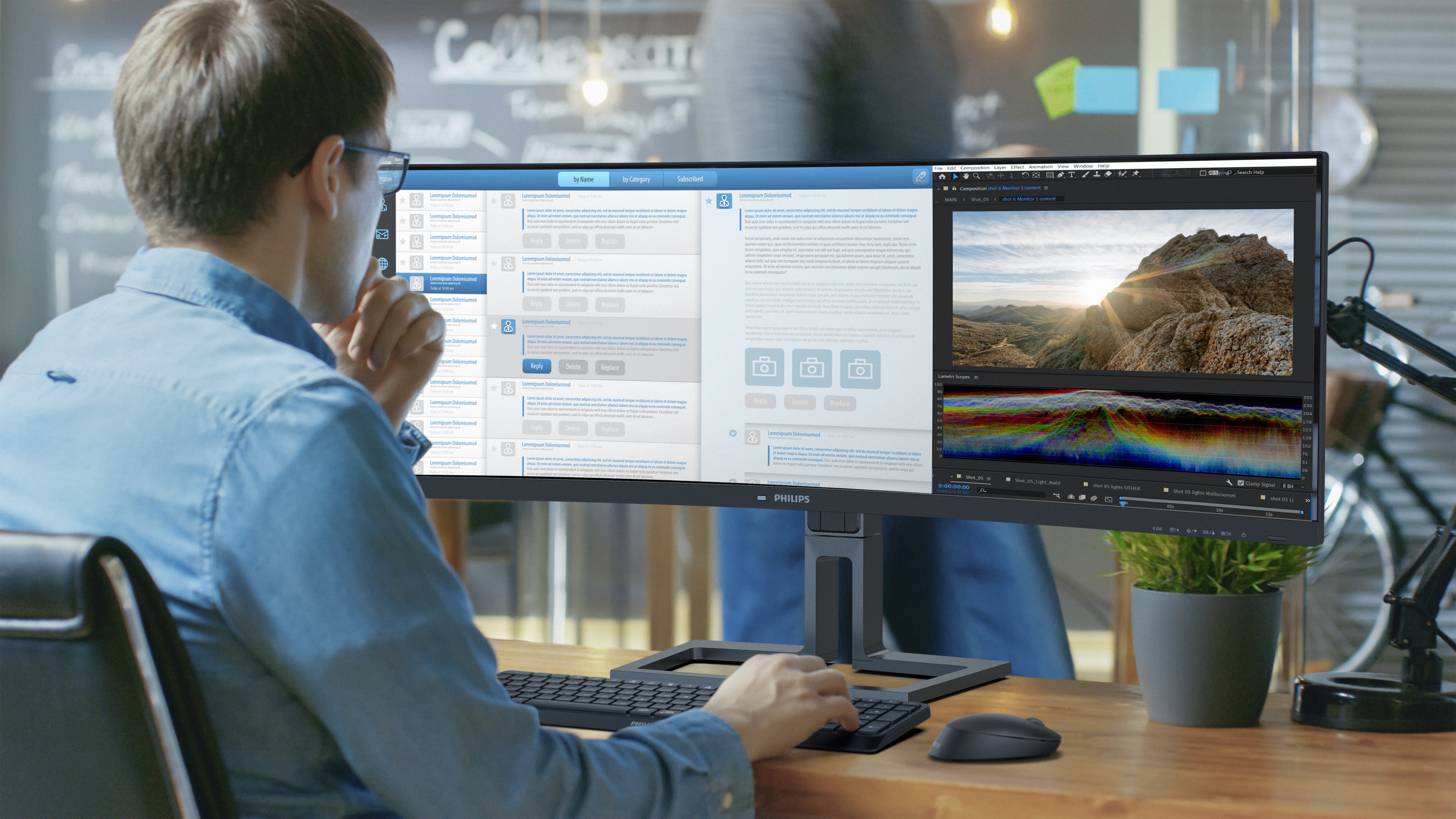 lstuff.se ElectricalStuff.se Philips 6000 series 45B1U6900C/00 LED display 113 cm (44.5") 5120 x 1440 pixlar UltraWide Dua