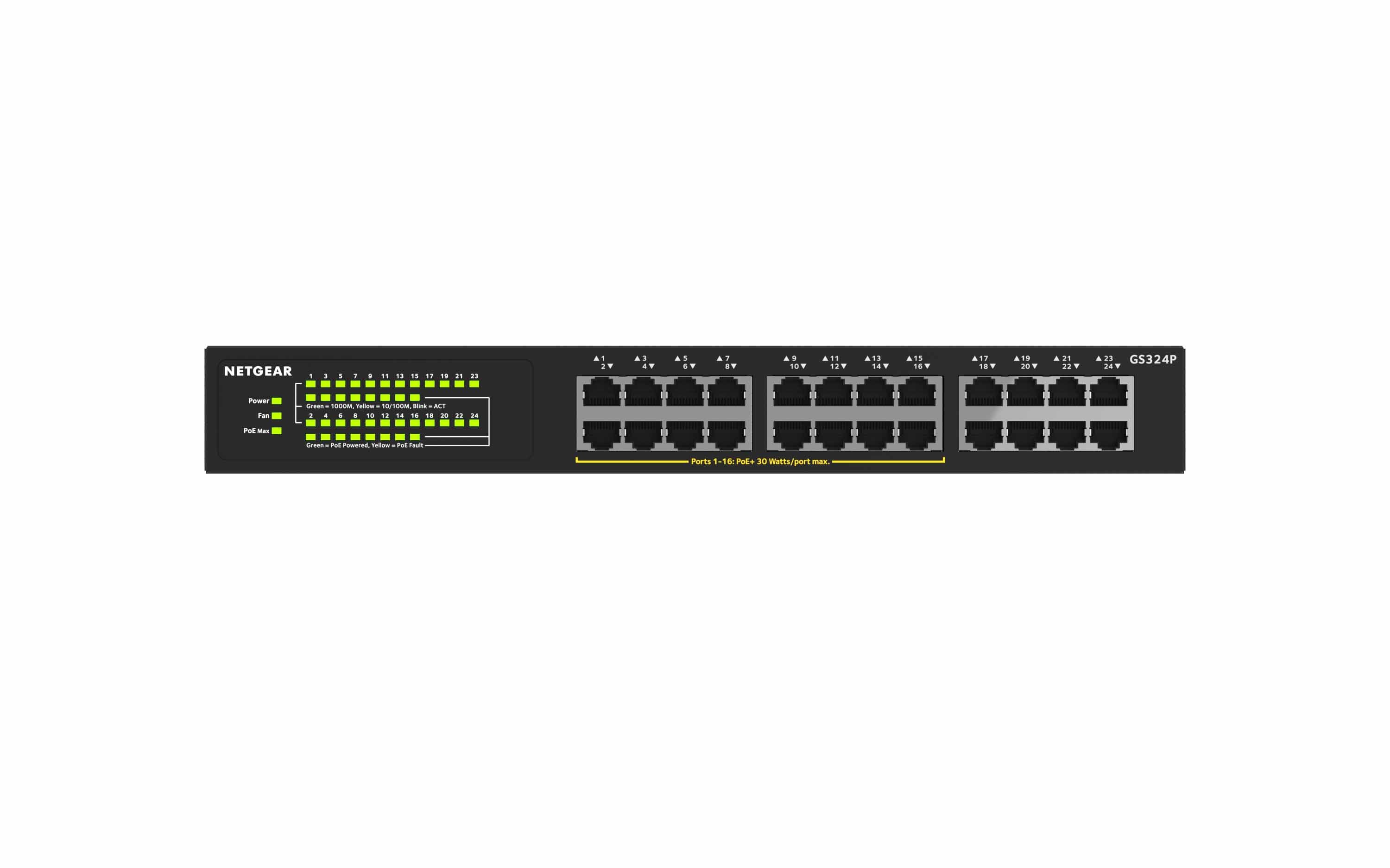 art NETGEAR GS324P-100EUS 0606449144802|606449144802 Nätverksswitchar GS324P www.electricalstuff.se ElectricalStuff.se N