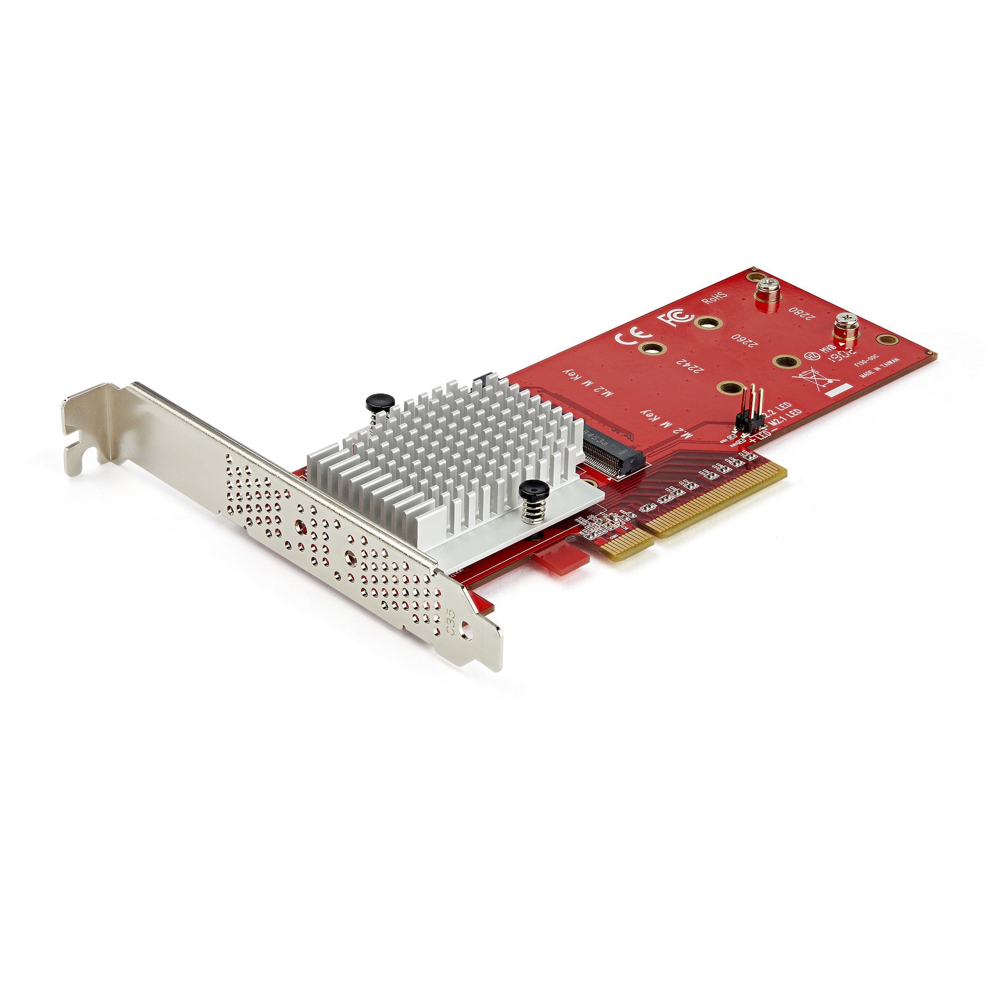 www.electricalstuff.se ElectricalStuff.se StarTech.com x8 Dual M.2 PCIe SSD-adapter - PCIe 3.0 StarTech.com PEX8M2E2 00650