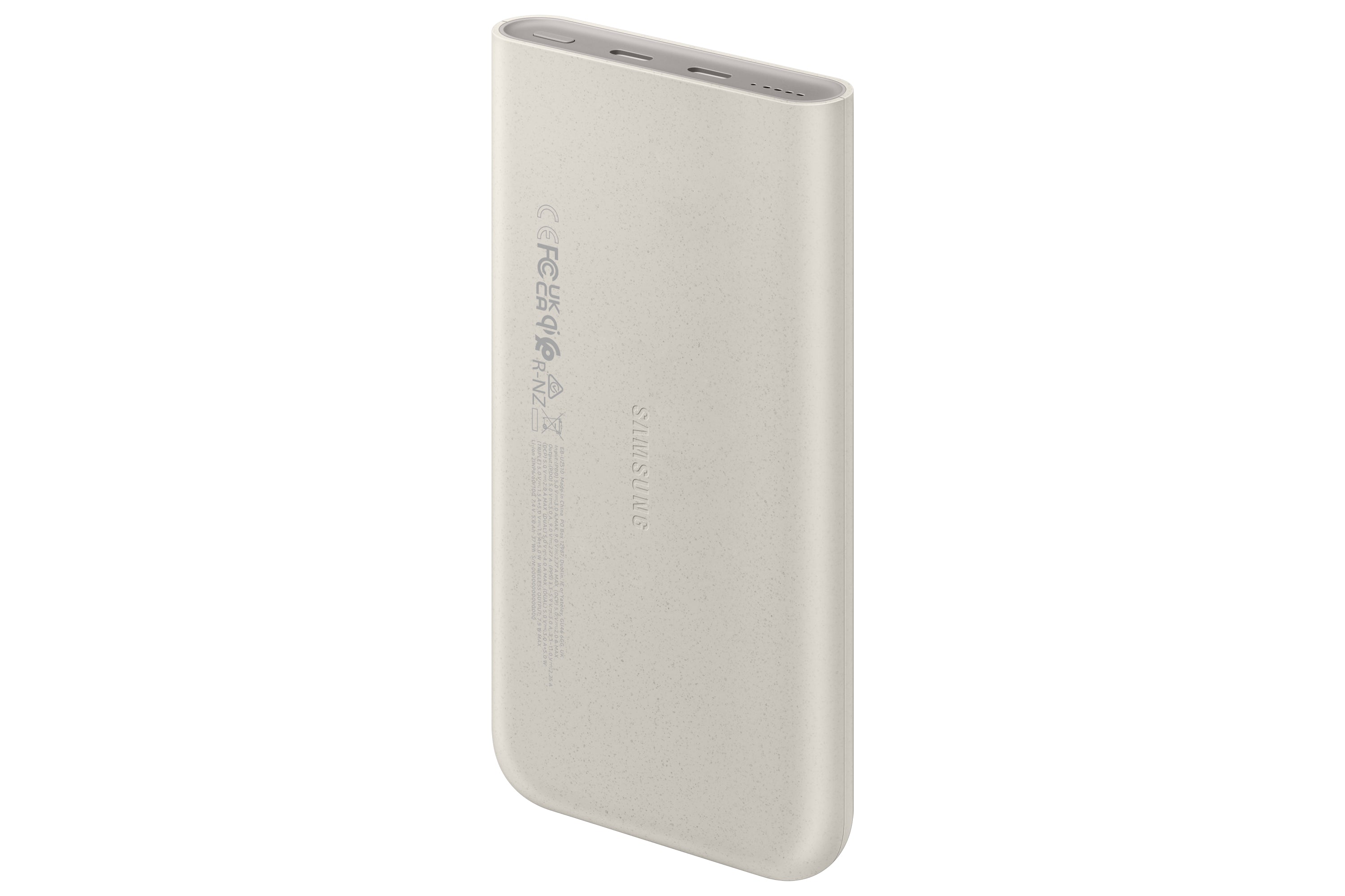 basstationer 10000 mAh Trådlös laddning Beige Samsung EB-U2510XUEGEU 8806095312170 Basstationer EB-U2510XUEGEU www.electri