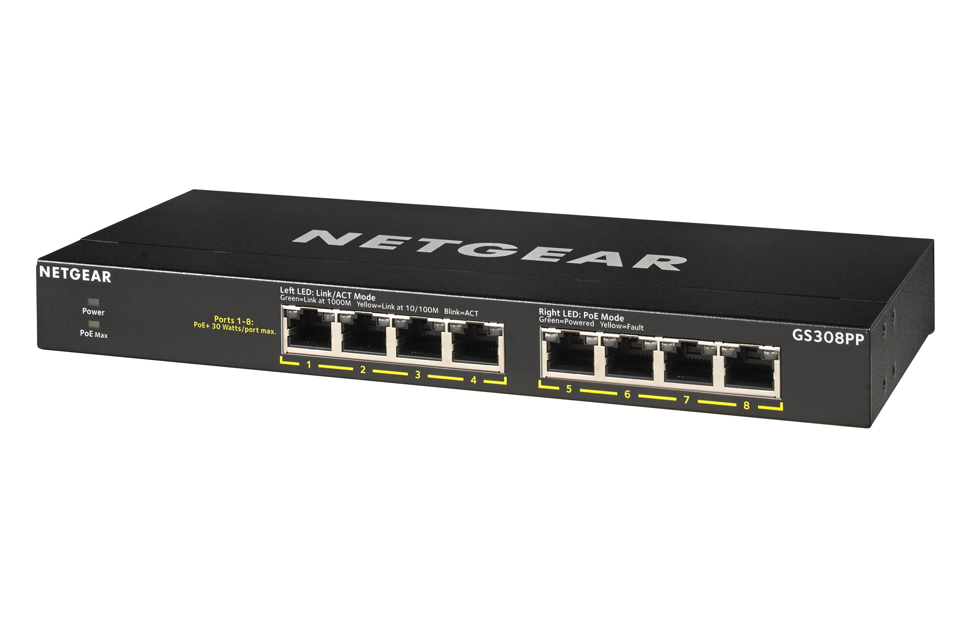 t NETGEAR GS308PP-100EUS 0606449146851|606449146851 Nätverksswitchar GS308PP www.electricalstuff.se ElectricalStuff.se N