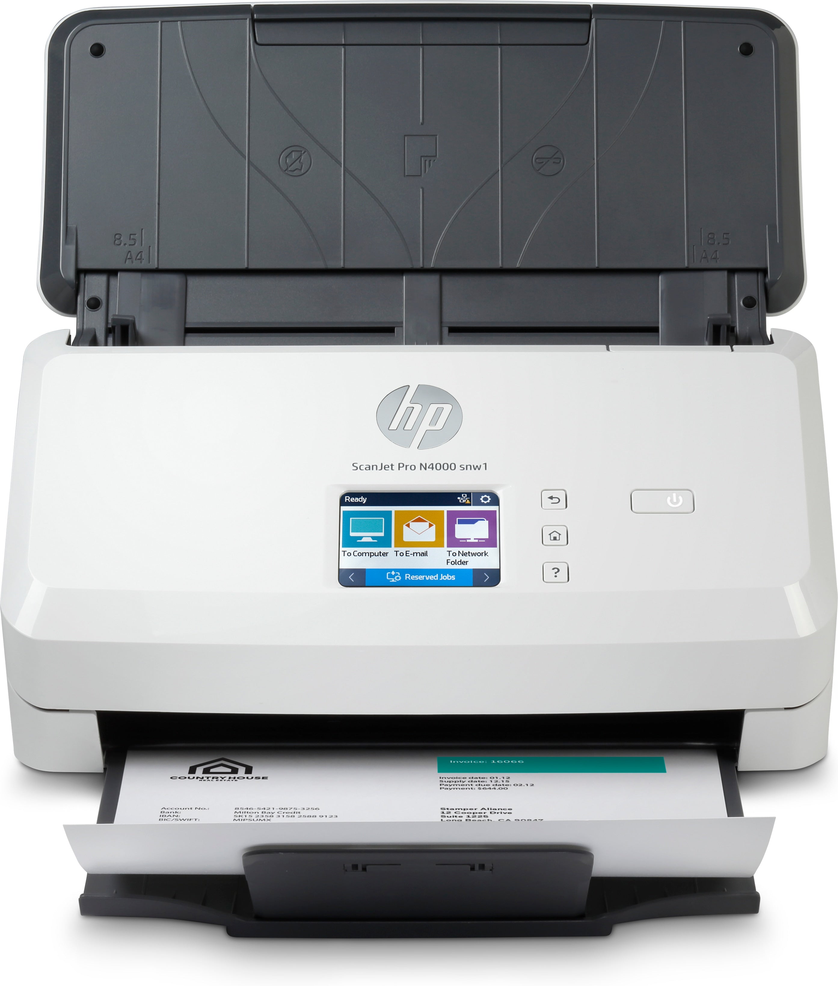 www.electricalstuff.se ElectricalStuff.se HP Scanjet Pro N4000 snw1 Sheet-feed Scanner Arkmatad skanner 600 x 600 DPI A4 S