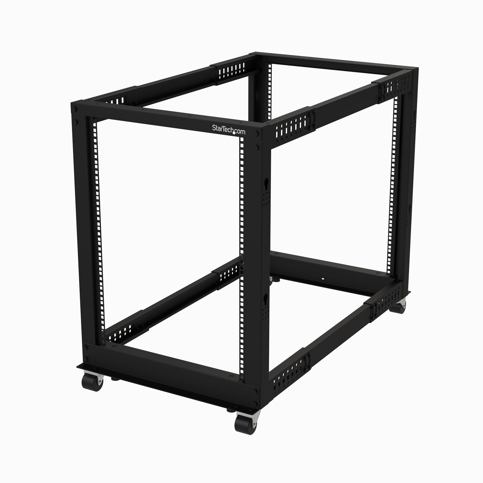 www.electricalstuff.se ElectricalStuff.se StarTech.com Mobilt 15U-serverrack med 4 stolpar och öppen ram, 19-tums nätverks