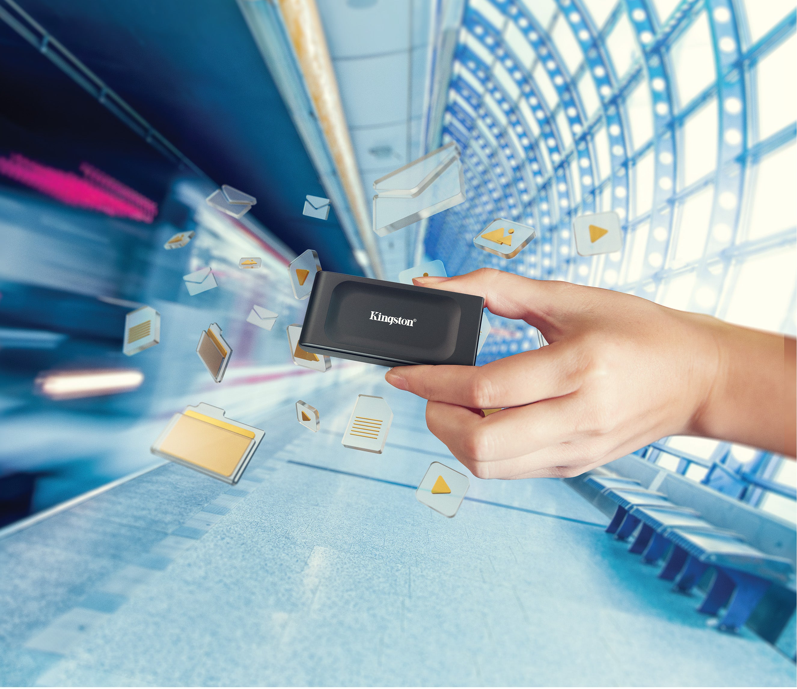 alStuff.se Kingston Technology XS1000 2 TB USB Type-C 3.2 Gen 2 (3.1 Gen 2) Svart Kingston Technology SXS1000/2000G 074061