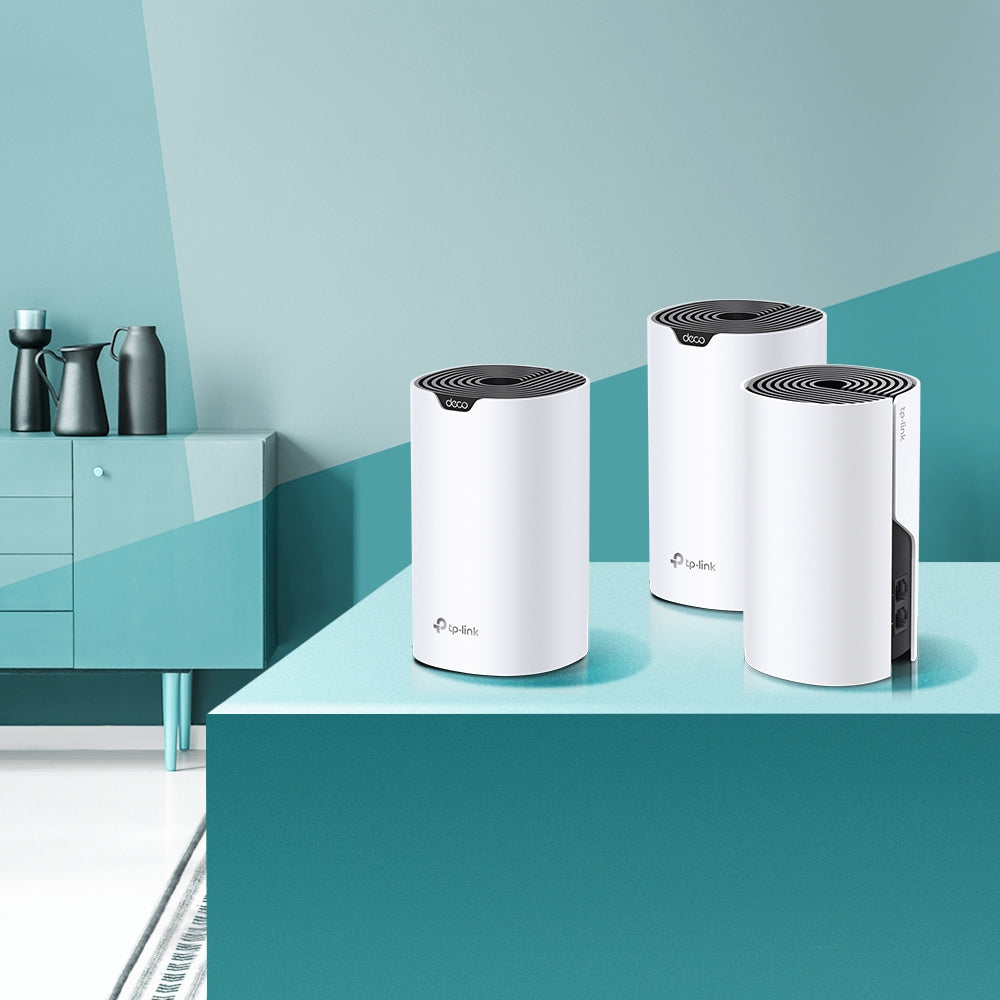 TP-Link Deco S4 (3-pack) Dual-band (2,4 GHz / 5 GHz) Wi-Fi 5 (802.11ac) Vit 2 Intern TP-Link DECO S4(3-PACK) 6935364089726
