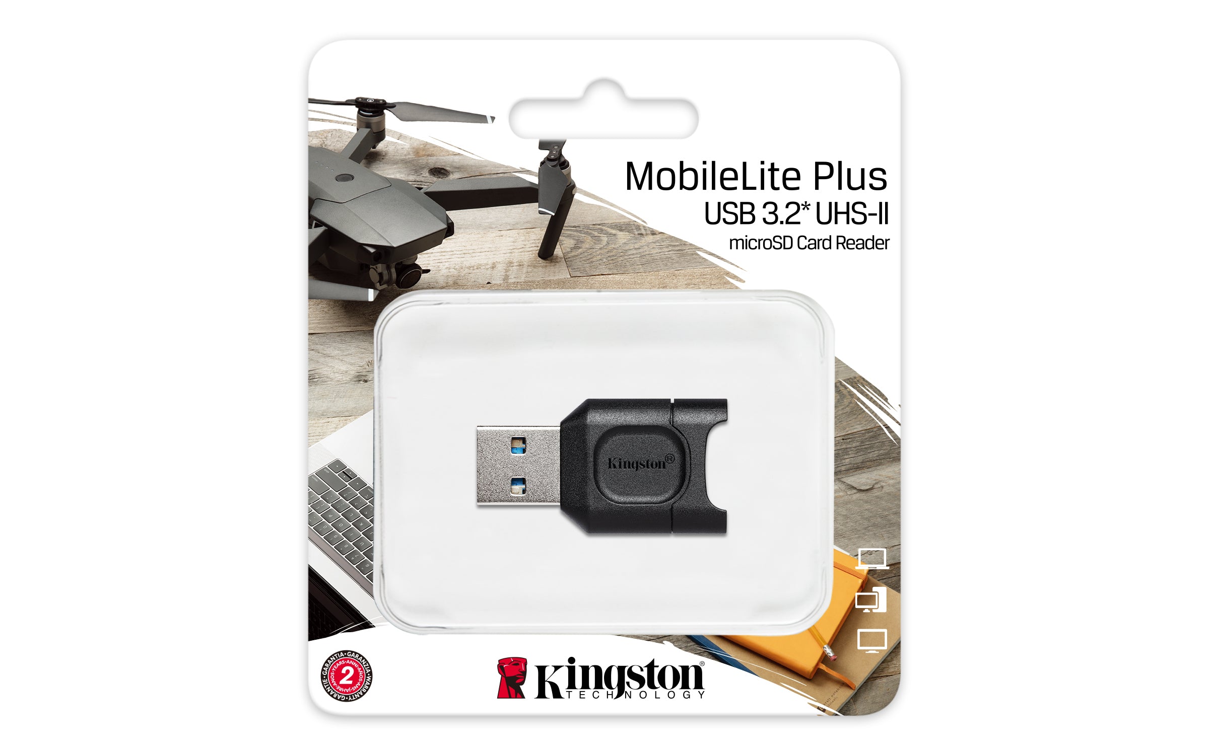 ff.se Kingston Technology MobileLite Plus kortläsare USB 3.2 Gen 1 (3.1 Gen 1) Type-A Svart Kingston Technology MLPM 07406