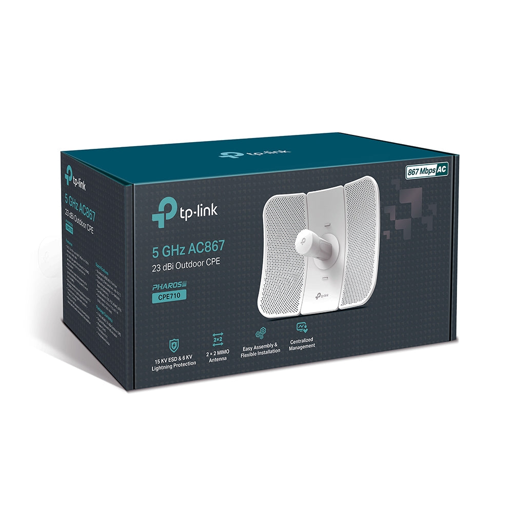 a Nätverk CPE710 www.electricalstuff.se ElectricalStuff.se TP-Link CPE710 access-punkter för trådlösa nätverk 867 Mbit/s