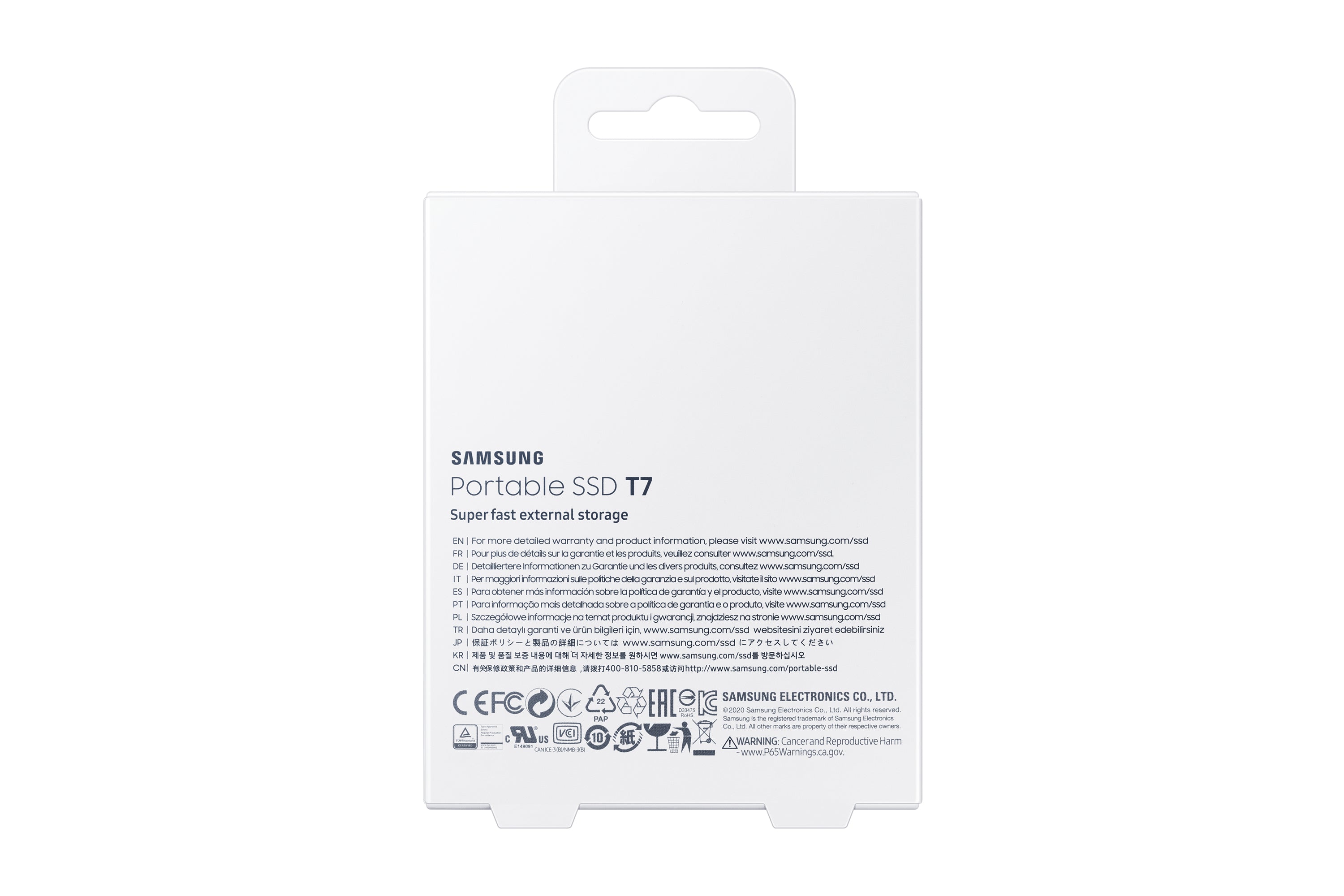 12410|0887276396972|887276396972 Externa SSD-Hårddiskar Portable SSD T7 www.electricalstuff.se ElectricalStuff.se Samsun