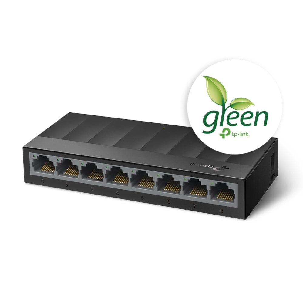 TP-Link LS1008G 0845973085476|845973085476 Nätverksswitchar LS1008G www.electricalstuff.se ElectricalStuff.se TP-Link L
