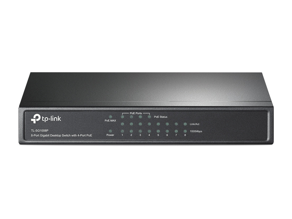 www.electricalstuff.se ElectricalStuff.se TP-Link TL-SG1008P nätverksswitchar Ohanterad Gigabit Ethernet (10/100/1000) Str
