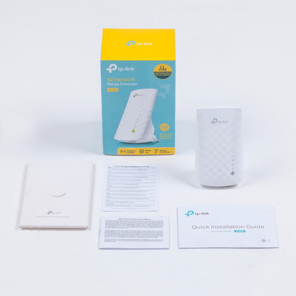 364071882|6935364071295 Nätverksförlängare RE200 www.electricalstuff.se ElectricalStuff.se TP-Link RE200 nätverksförläng