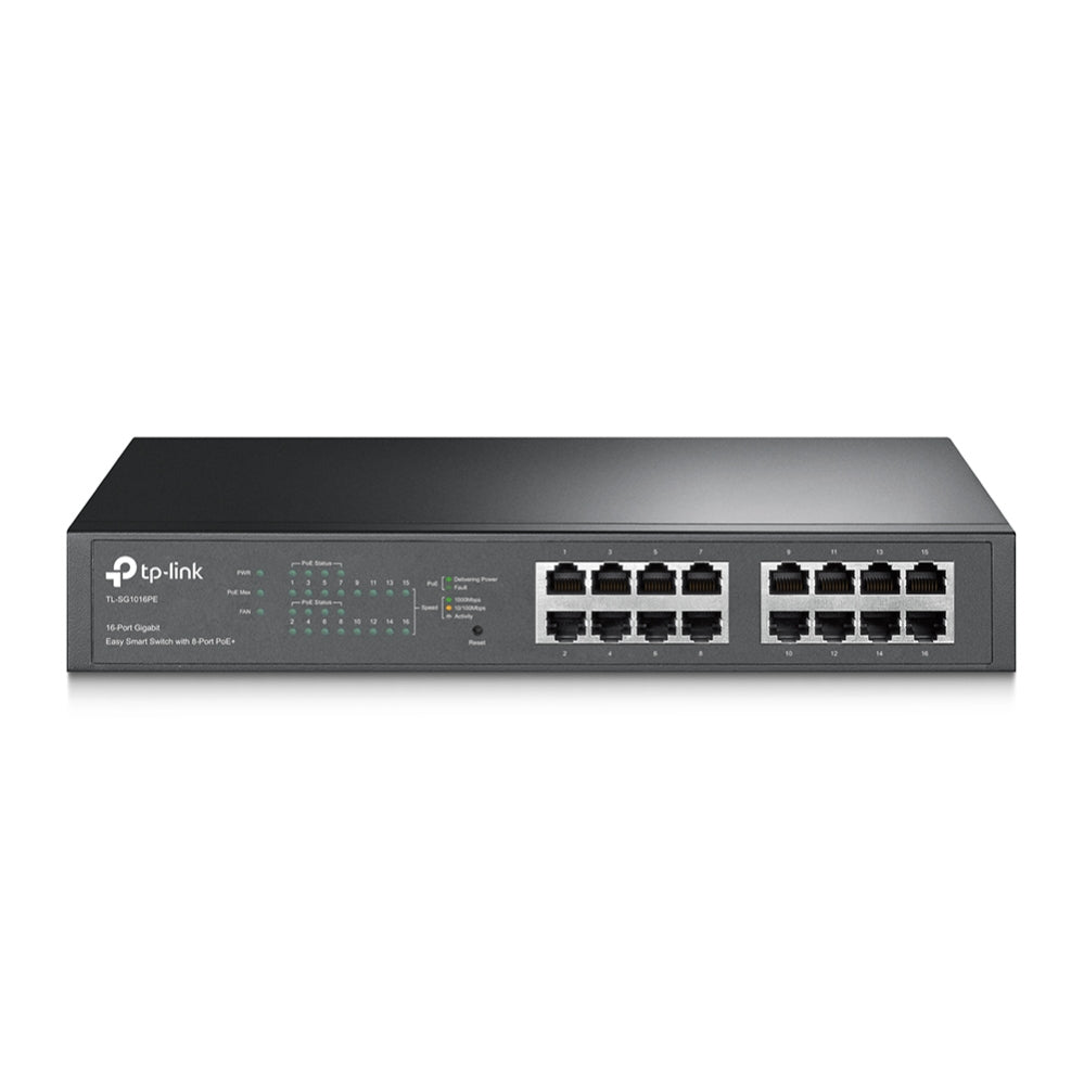www.electricalstuff.se ElectricalStuff.se TP-Link TL-SG1016PE nätverksswitchar hanterad L2 Gigabit Ethernet (10/100/1000)