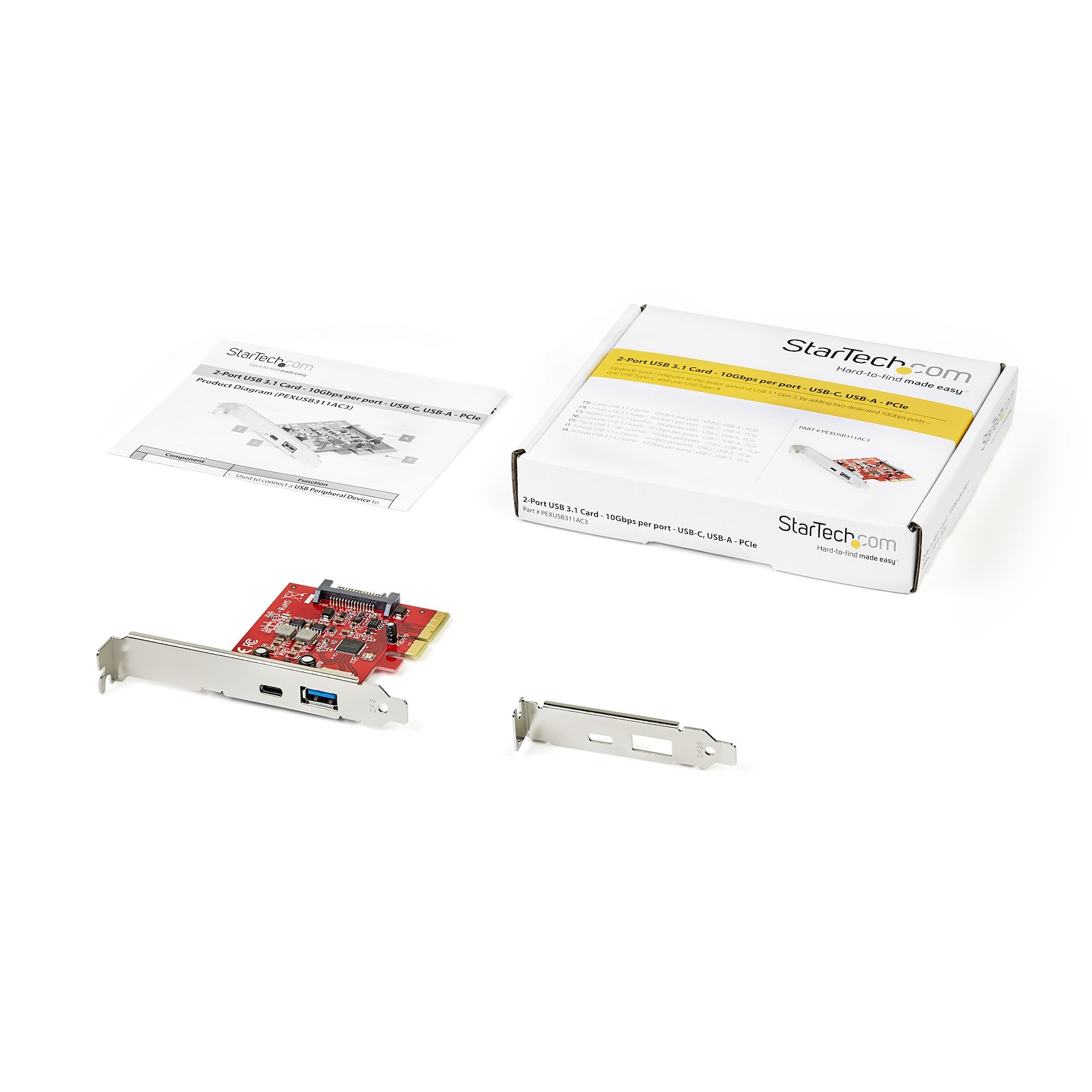 30887083|065030887083 Nätverkskort/Adapters PEXUSB311AC3 www.electricalstuff.se ElectricalStuff.se StarTech.com PEXUSB31