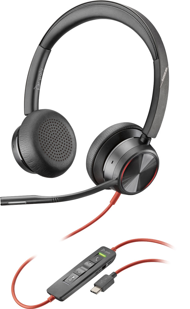 POLY 214409-01 0017229168503|017229168503|5715063315798 Hörlurar och Headsets Blackwire 8225 www.electricalstuff.se Electr