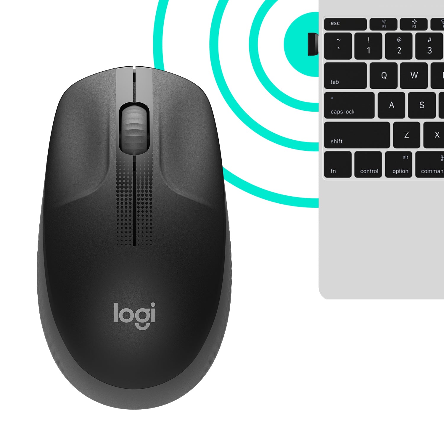 se Logitech M190 datormöss Kontor Ambidextrous RF Trådlös Optisk 1000 DPI Logitech 910-005905 5099206091825 Datormöss M1