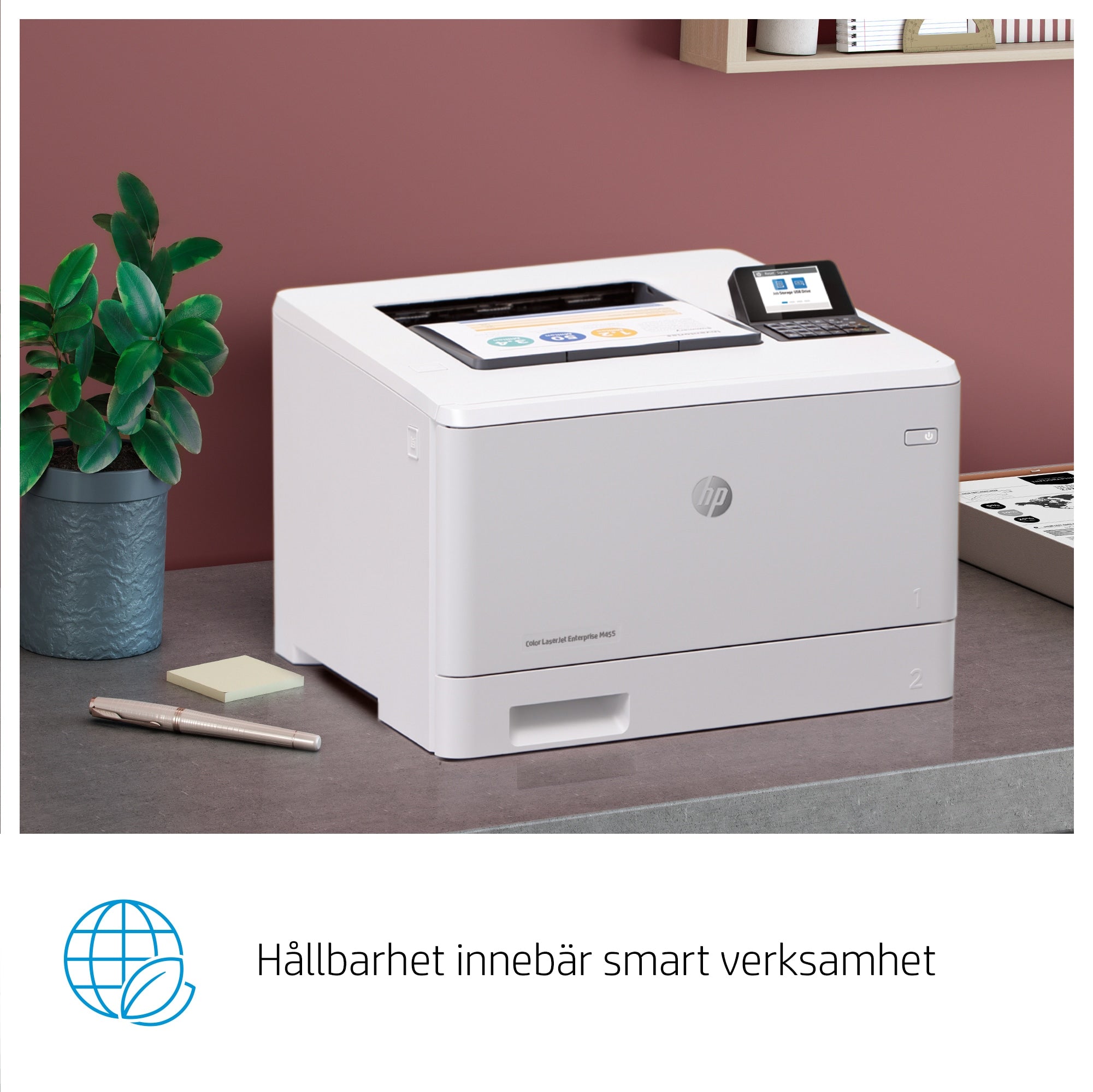 .electricalstuff.se ElectricalStuff.se HP Color LaserJet Enterprise M455dn, Färg, Skrivare för Företag, Utskrift, Kompakt