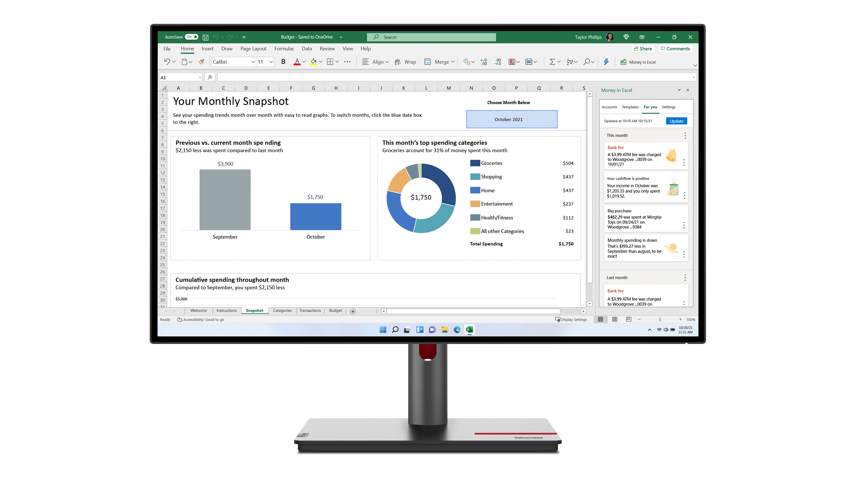 www.electricalstuff.se ElectricalStuff.se Lenovo ThinkVision P27h-30 LED display 68,6 cm (27") 2560 x 1440 pixlar Quad HD