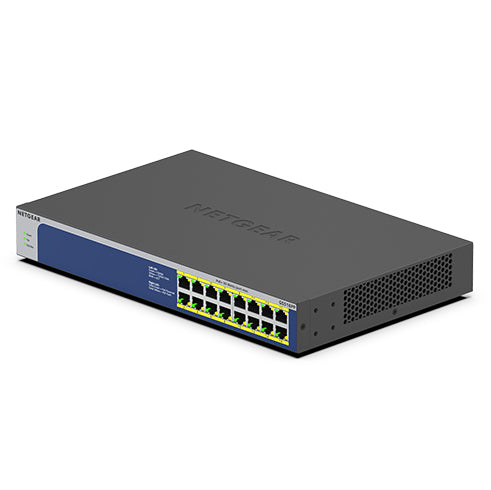 thernet (PoE) stöd Blå, Grå NETGEAR GS516PP-100EUS 0606449149258|606449149258 Nätverksswitchar GS516PP www.electricalstuff