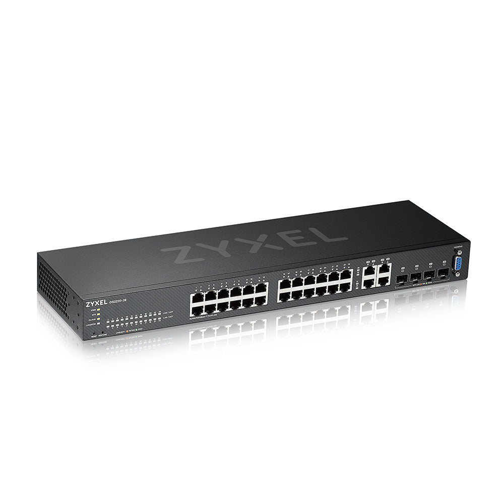 www.electricalstuff.se ElectricalStuff.se Zyxel GS2220-28-EU0101F nätverksswitchar hanterad L2 Gigabit Ethernet (10/100/10