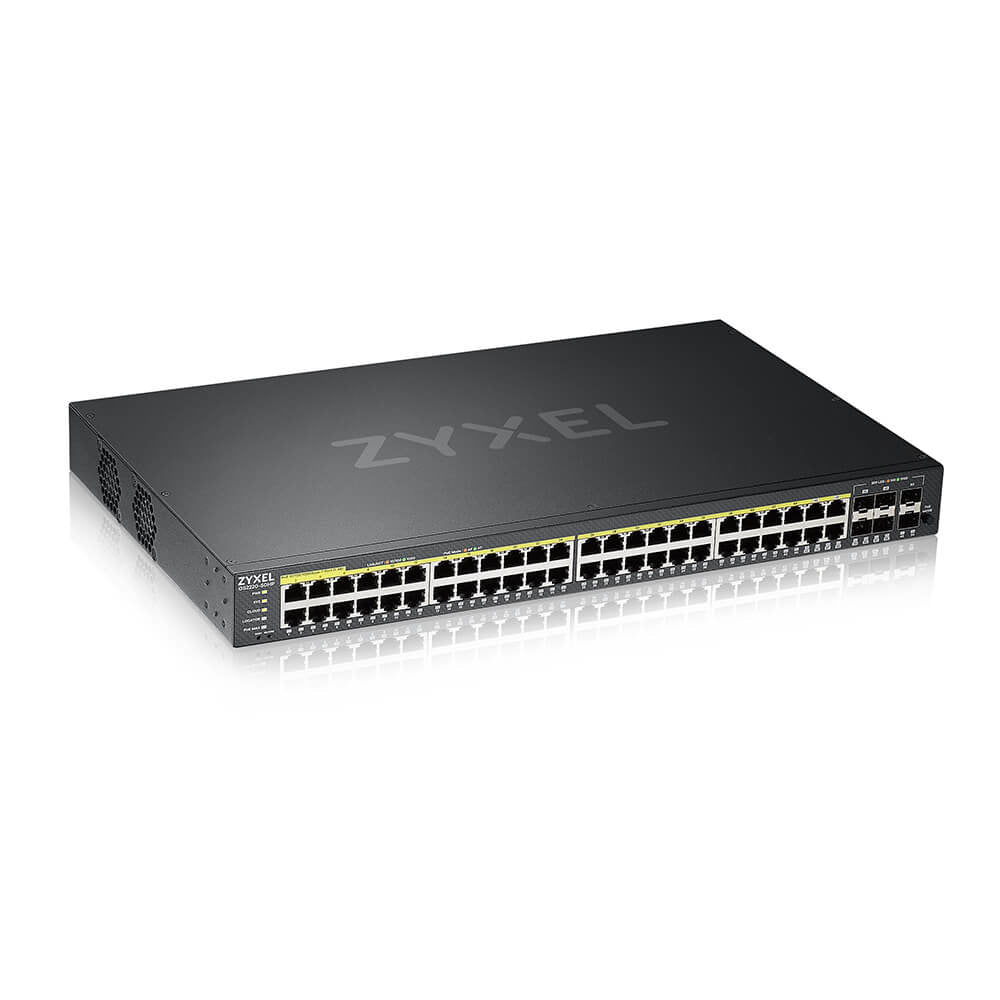 www.electricalstuff.se ElectricalStuff.se Zyxel GS2220-50HP-EU0101F nätverksswitchar hanterad L2 Gigabit Ethernet (10/100/