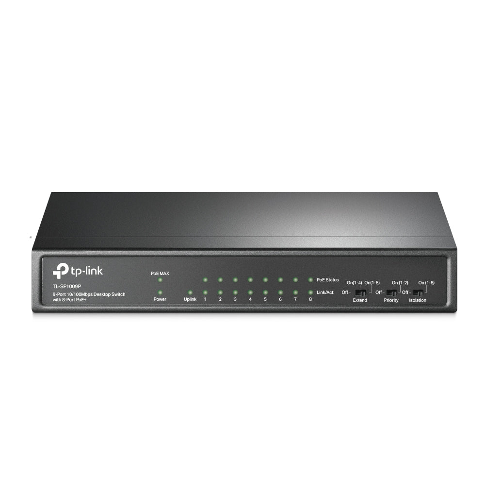 www.electricalstuff.se ElectricalStuff.se TP-Link TL-SF1009P nätverksswitchar Ohanterad Fast Ethernet (10/100) Strömförsör