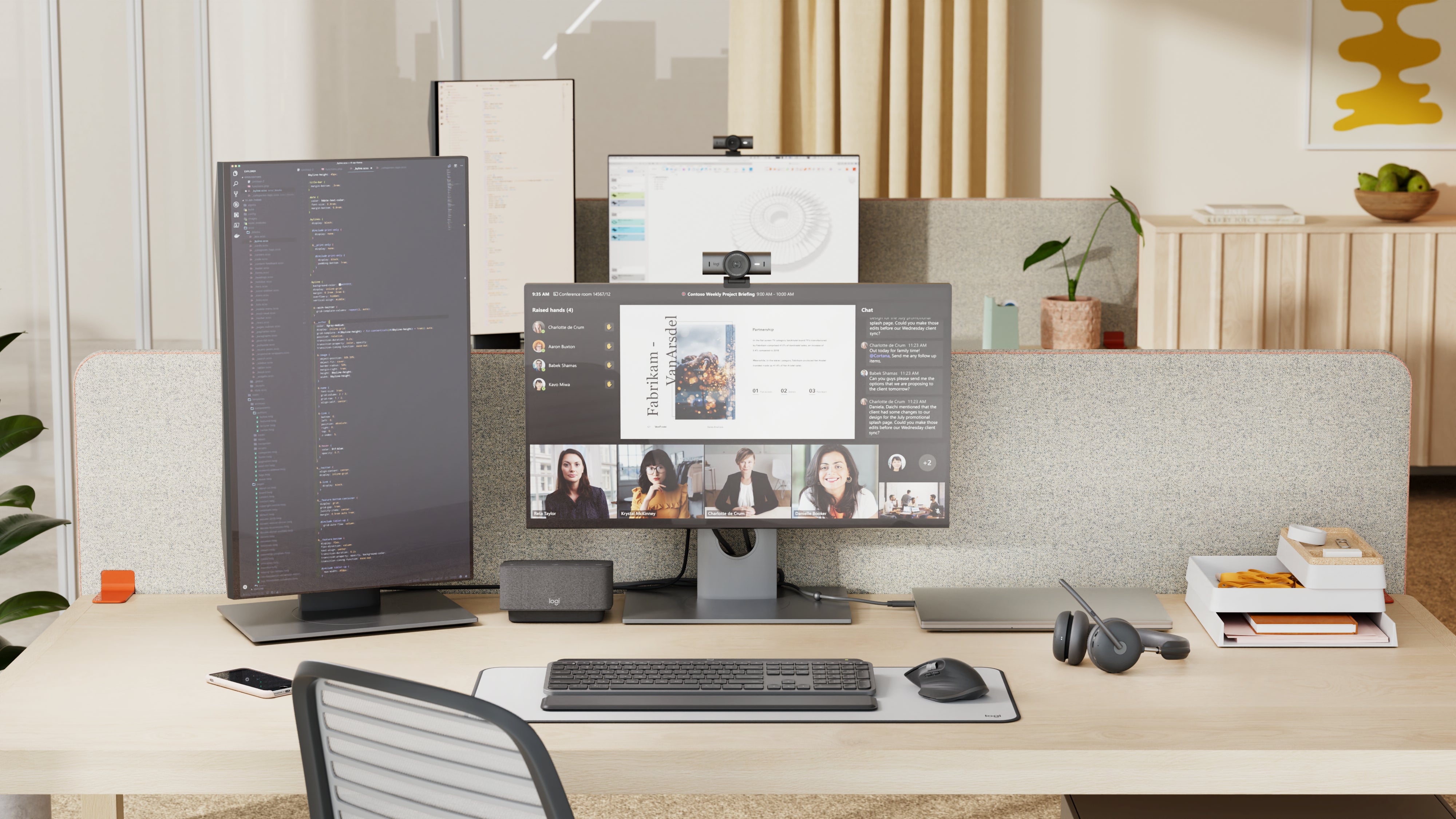 ff.se ElectricalStuff.se Logitech MX Brio 705 for Business webbkameror 8,5 MP 4096 x 2160 pixlar USB 3.2 Gen 1 (3.1 Gen 1)