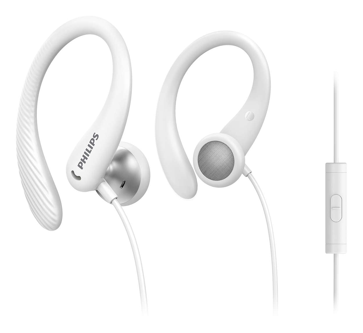 www.electricalstuff.se ElectricalStuff.se Philips TAA1105WT/00 hörlur och headset Kabel Öronkrok, I öra Idrott Vit Philips