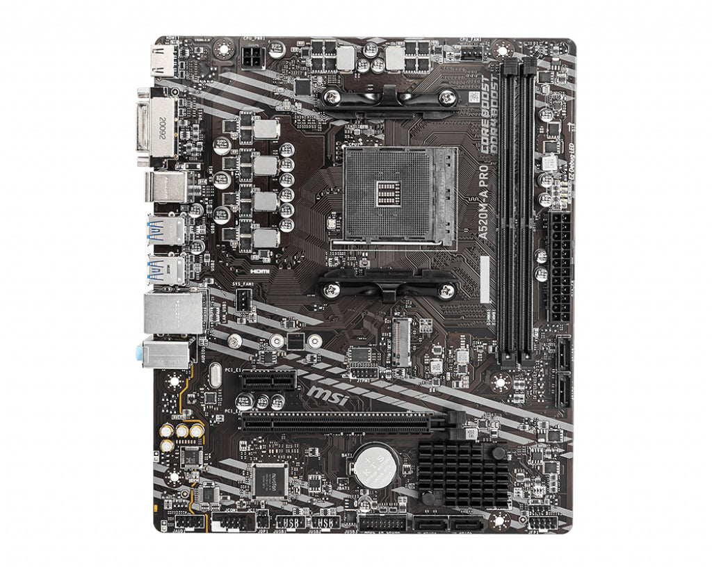 www.electricalstuff.se ElectricalStuff.se MSI A520M-A PRO moderkort AMD A520 Uttag AM4 micro ATX MSI A520M-A PRO 471907274